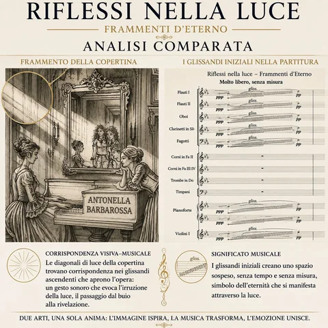 Tavola di analisi comparata per Riflessi nella luce