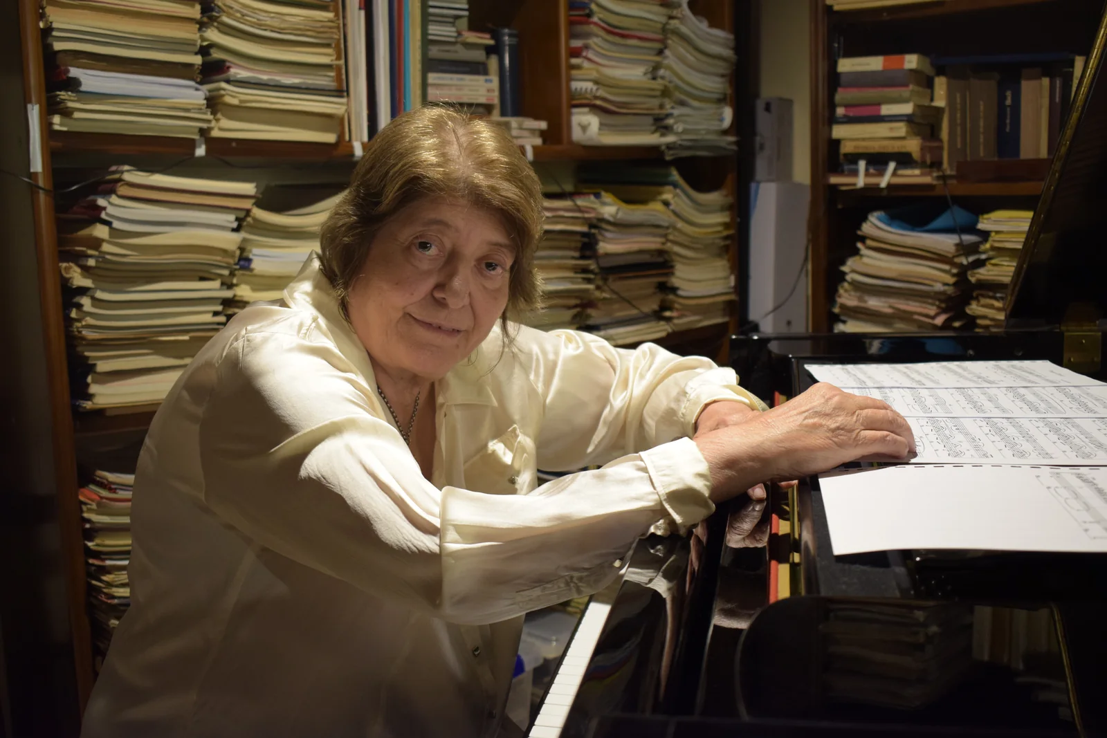 Antonella Barbarossa al pianoforte