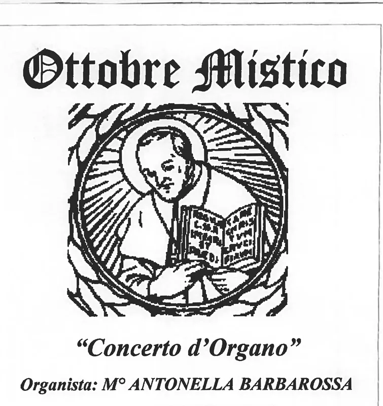 Fronte: Ottobre Mistico – Concerto d’Organo
